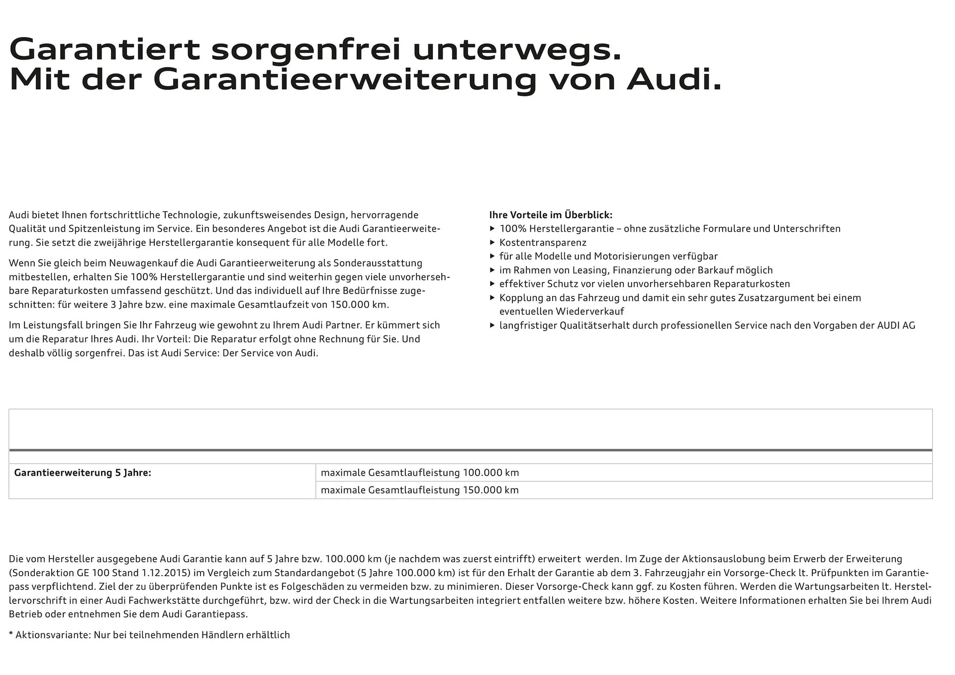 Audi Flugblatt von 20. November bis 22. Juli 2026 - Flugblätt seite  113