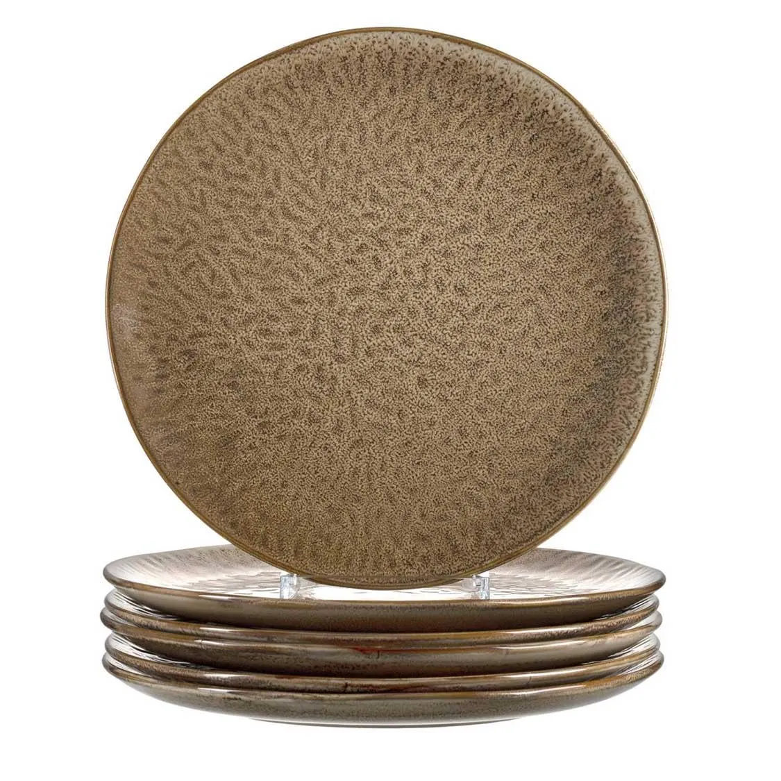 Keramikteller MATERA 27 cm beige 6er-Set