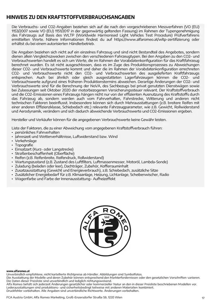 Alfa Romeo Tonale von 21. Jänner bis 21. Jänner 2026 - Flugblätt seite  17
