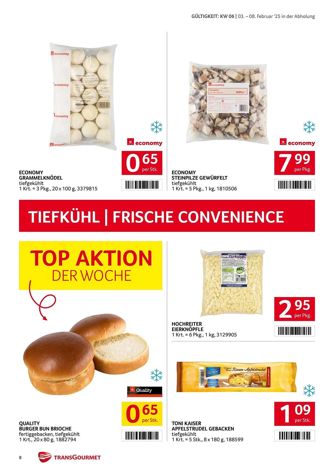 Transgourmet Flugblatt von 3. Februar bis 9. Februar 2025 - Flugblätt seite  7