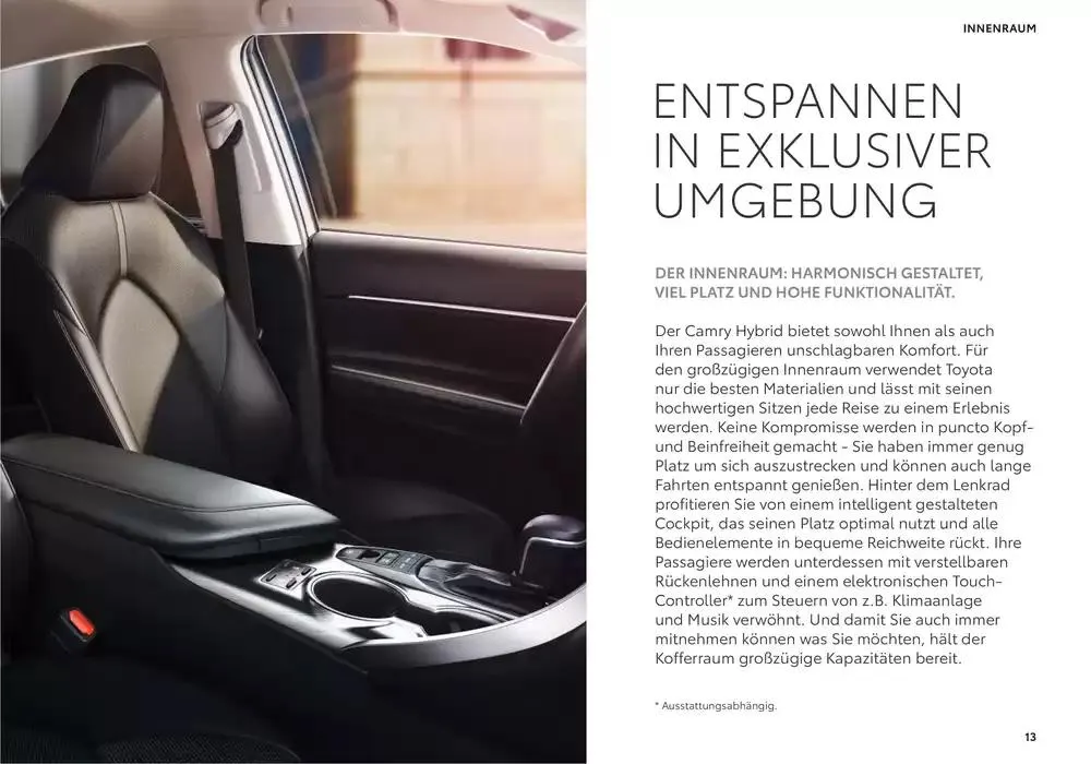 Toyota Camry von 7. Dezember bis 7. Dezember 2025 - Flugblätt seite  13