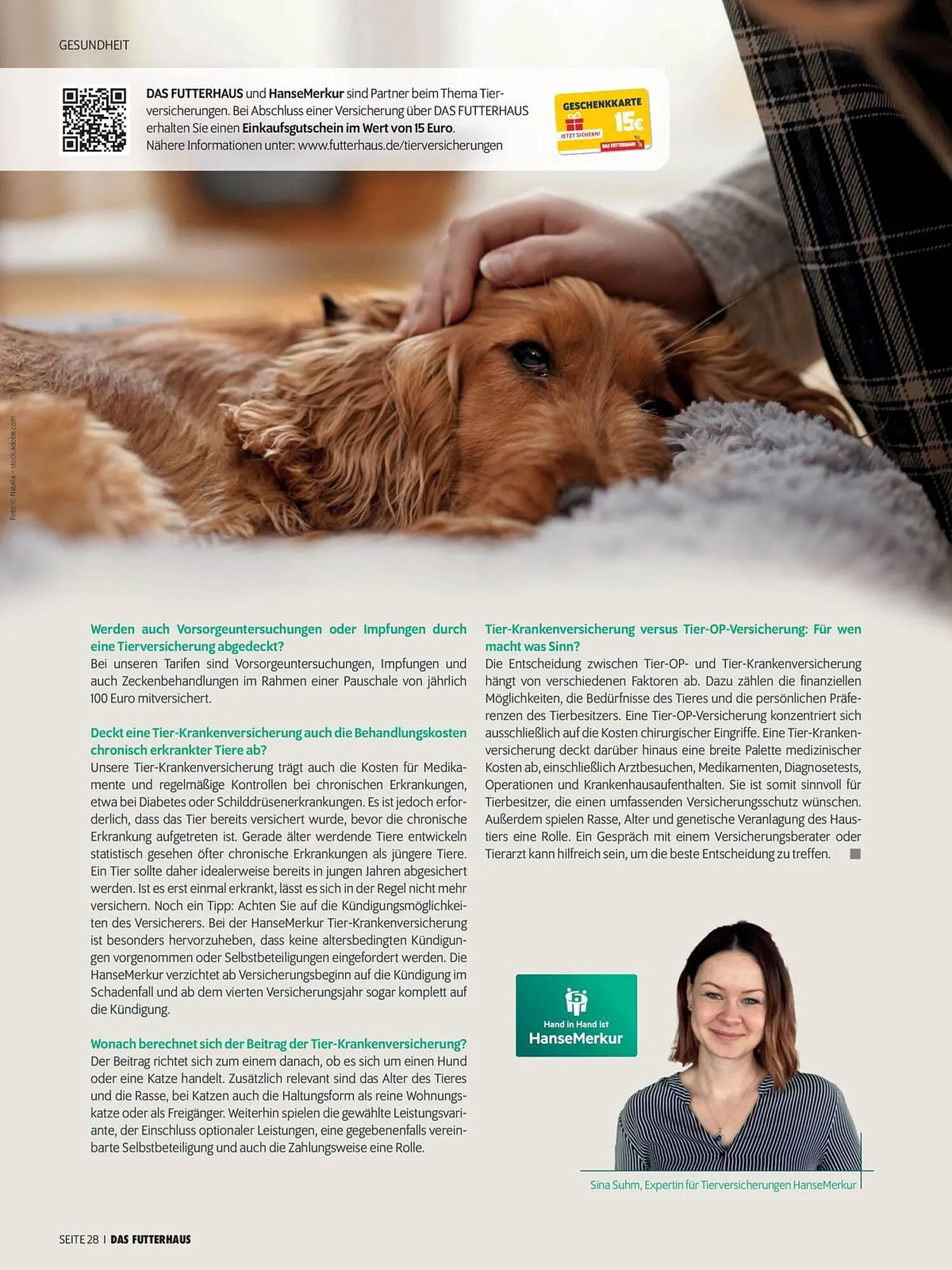 Das Futterhaus Flugblatt von 1. April bis 20. Mai 2024 - Flugblätt seite  28