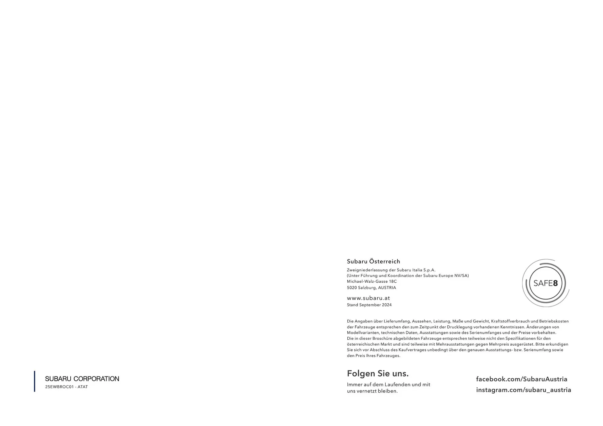 Subaru Flugblatt von 1. Juli bis 25. Februar 2026 - Flugblätt seite 16