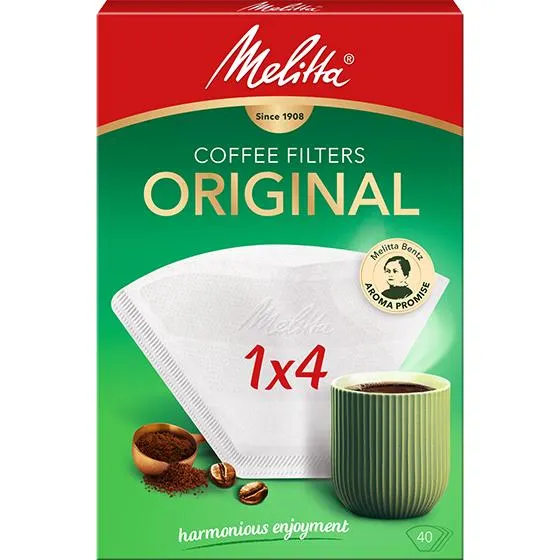 Melitta® Original, 1x4®, weiß, 40 Stk.