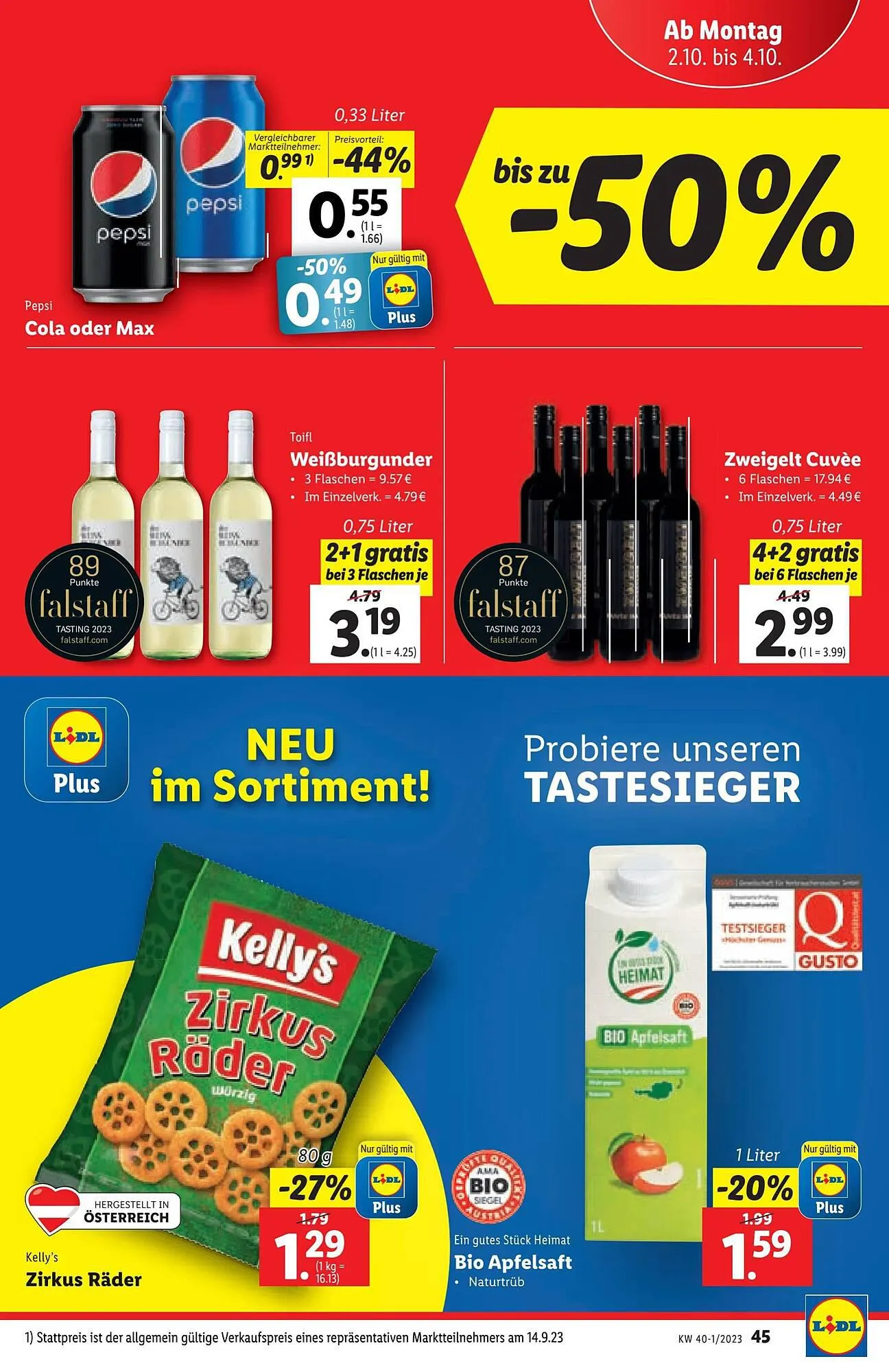 Lidl Flugblatt von 27. September bis 4. Oktober 2023 - Flugblätt seite 47
