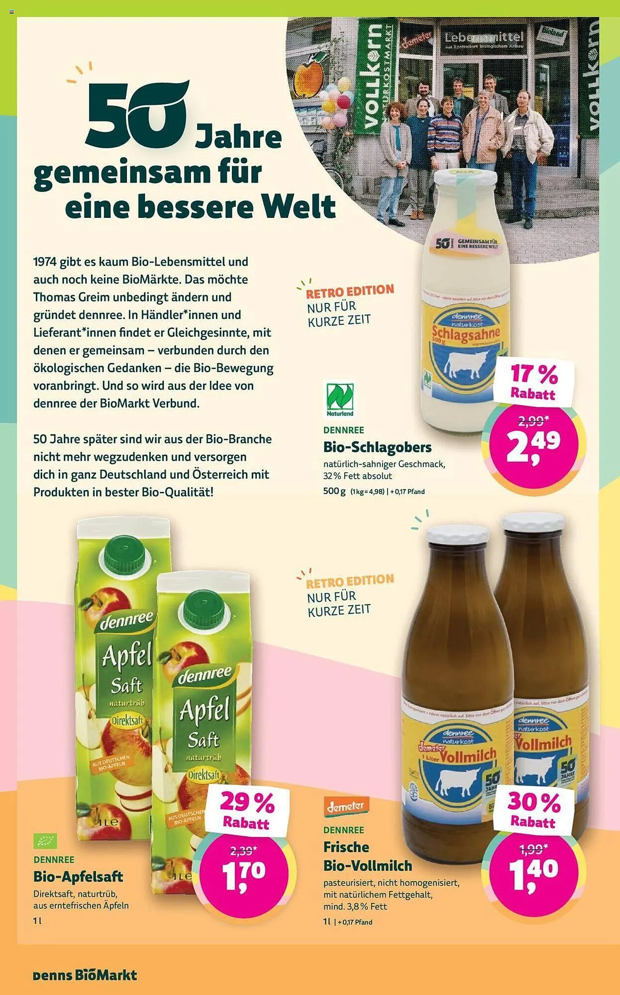 Denn's Biomarkt Flugblatt von 9. Oktober bis 22. Oktober 2024 - Flugblätt seite  2