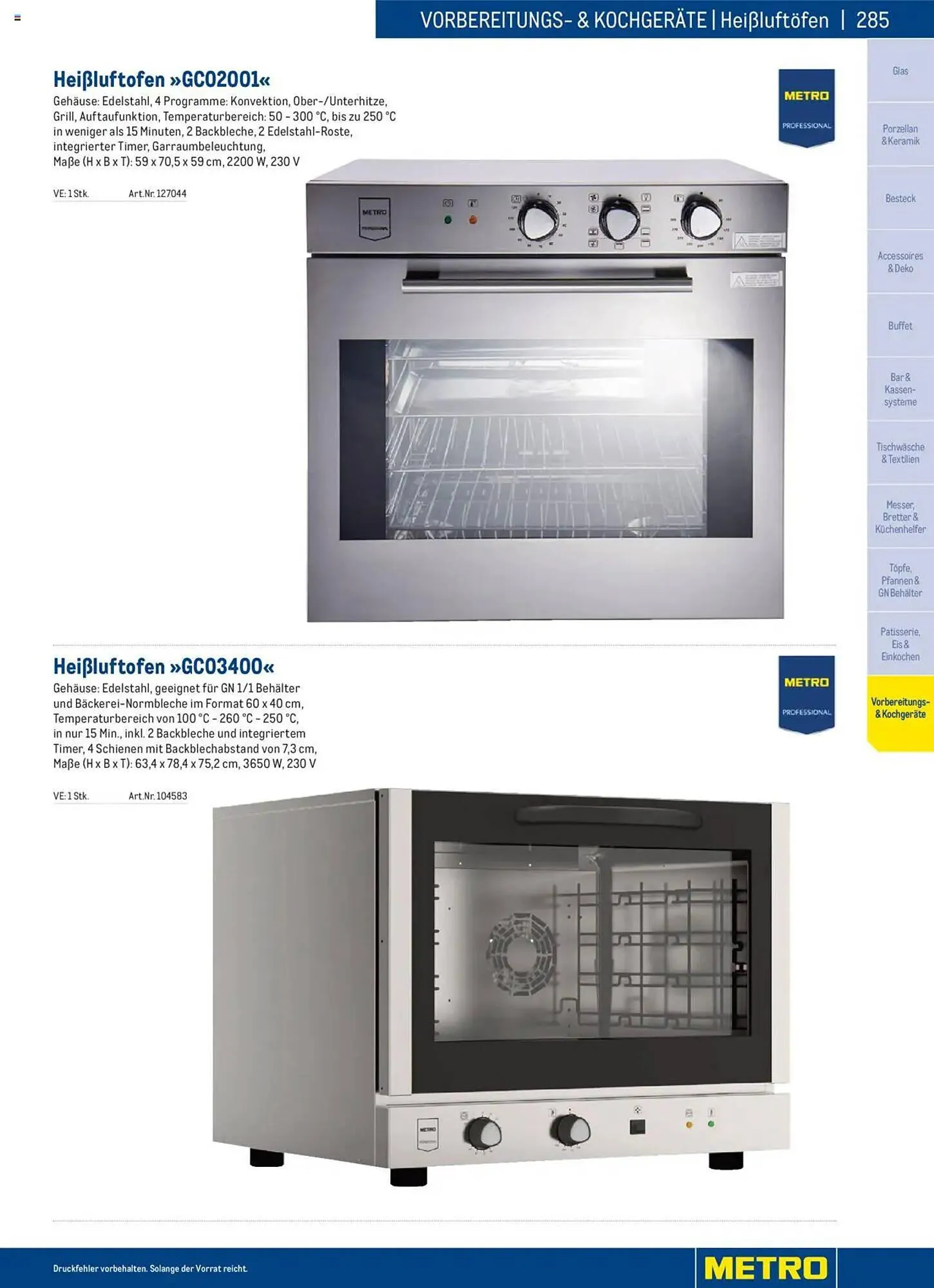 Metro Flugblatt von 2. Dezember bis 31. Dezember 2025 - Flugblätt seite  285