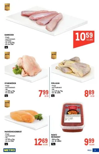 METRO Flugblatt Specials - Wild von 17. September bis 25. November 2026 - Flugblätt seite  9