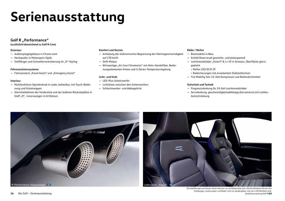 Volkswagen GOLF von 16. Februar bis 16. Februar 2025 - Flugblätt seite 16
