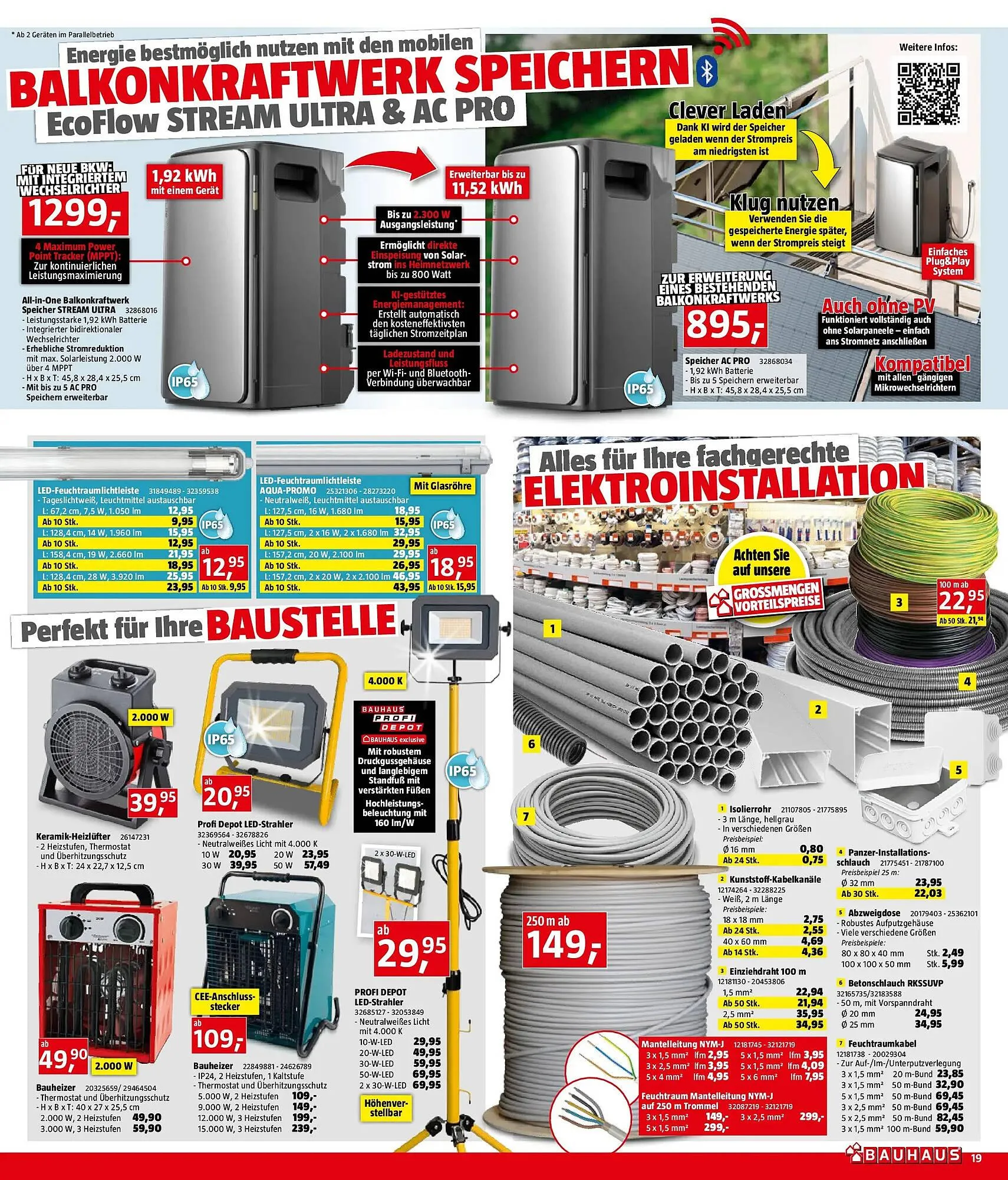Bauhaus Flugblatt von 3. Dezember bis 31. Dezember 2025 - Flugblätt seite 19