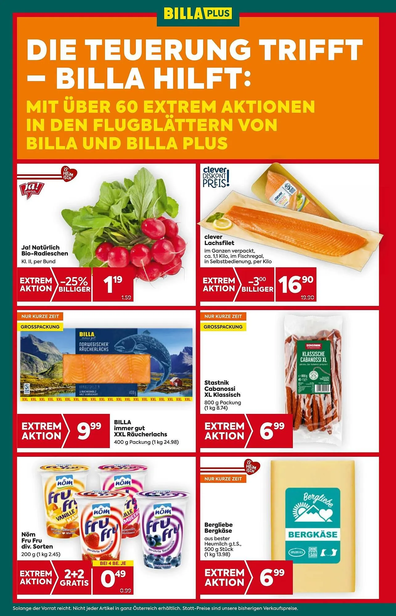 Billa Flugblatt von 30. Oktober bis 6. November 2025 - Flugblätt seite 4