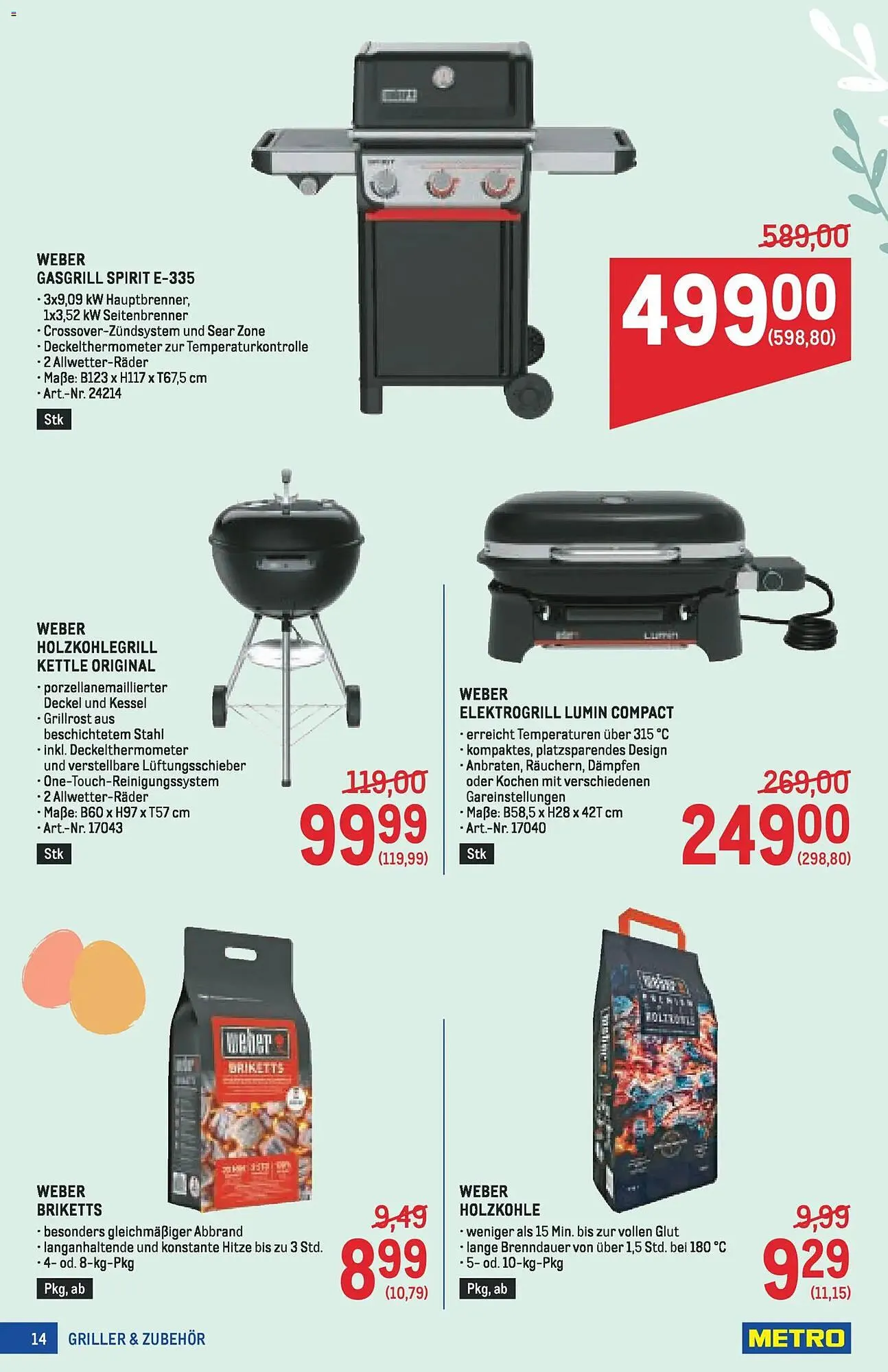 Metro Flugblatt von 19. März bis 4. April 2026 - Flugblätt seite  14