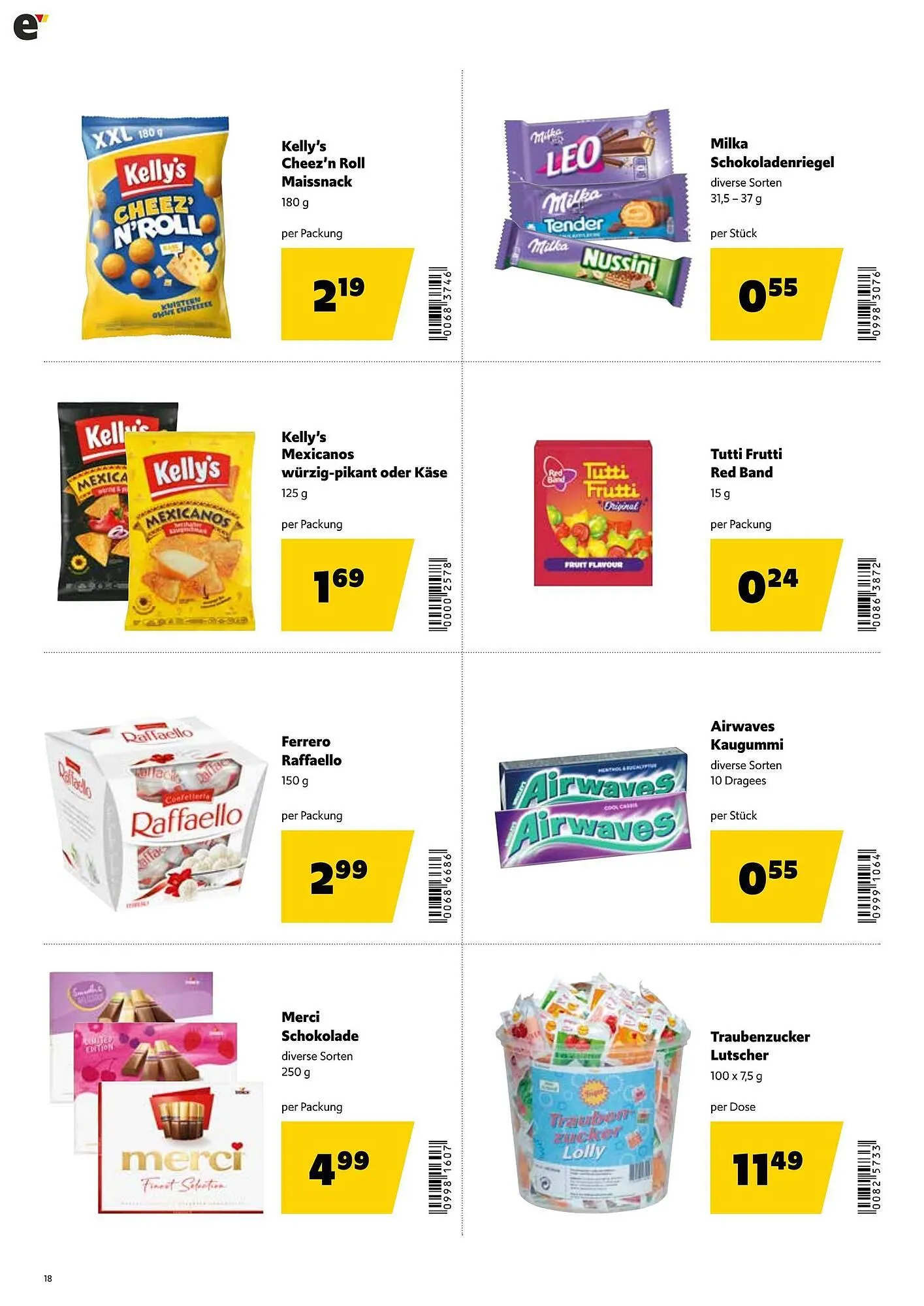 Eurogast Grissemann Flugblatt von 26. Jänner bis 7. Februar 2026 - Flugblätt seite  18