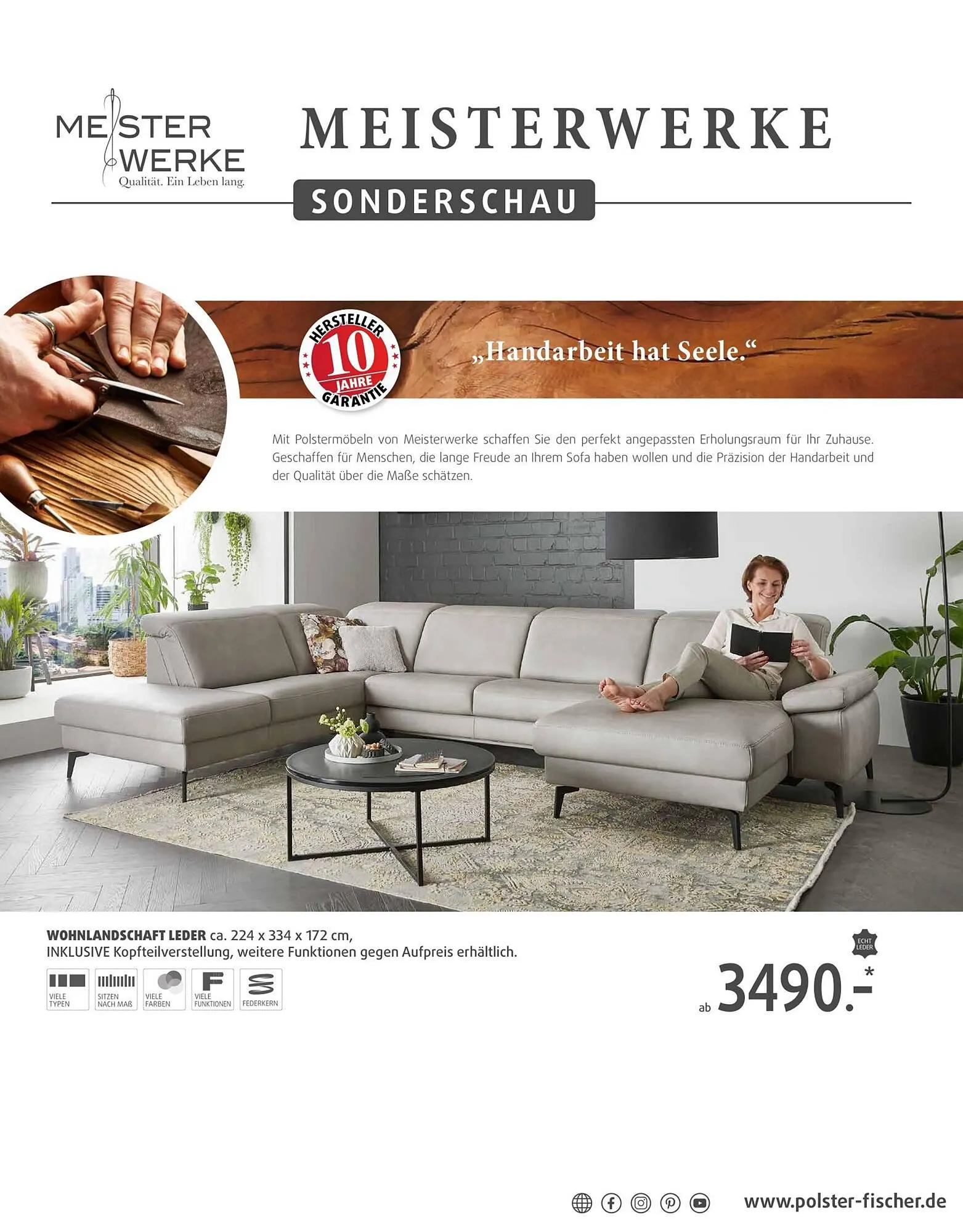 Polstermöbel Fischer Flugblatt von 15. Februar bis 17. März 2024 - Flugblätt seite  12