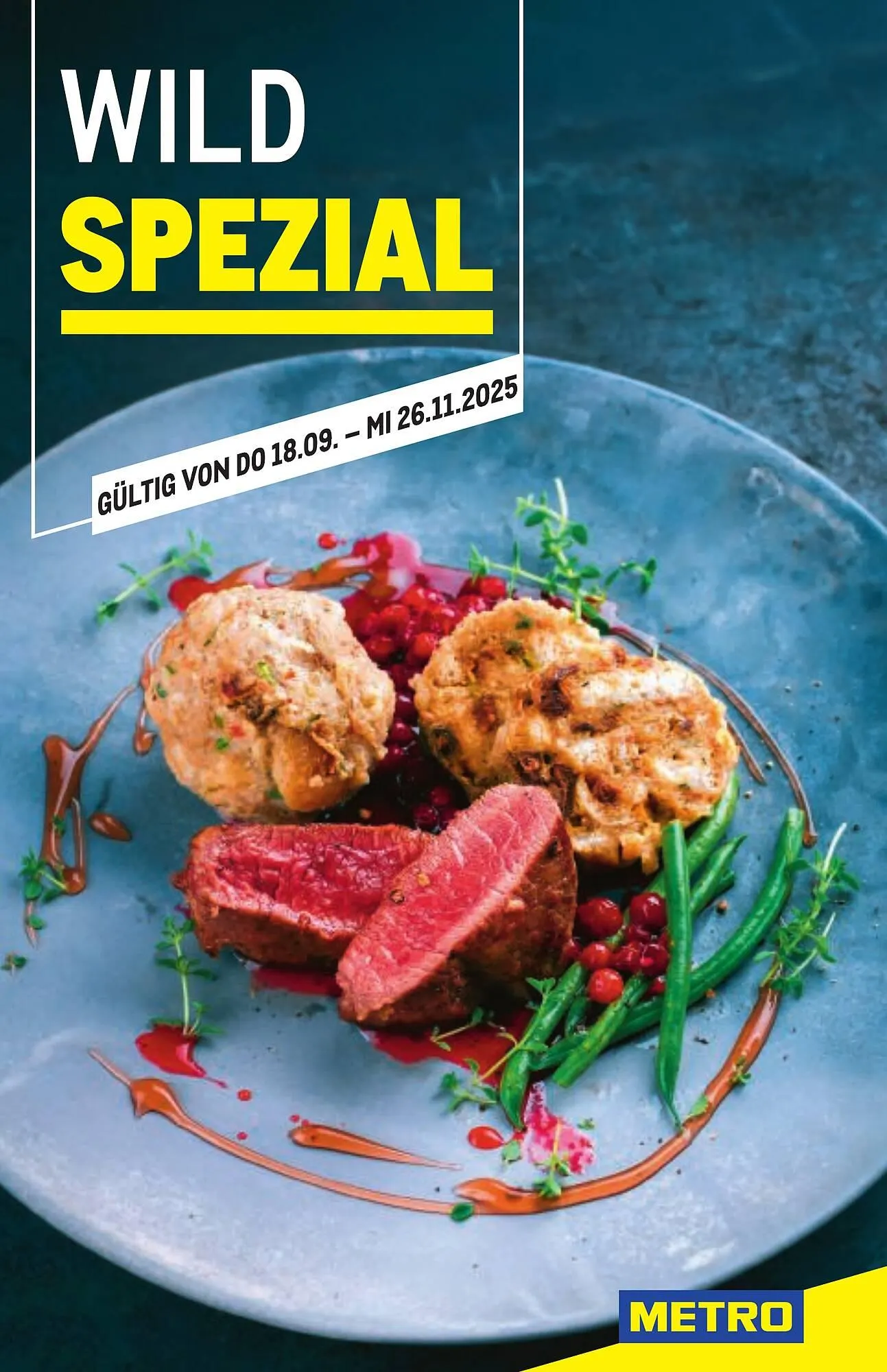 Metro Flugblatt von 18. September bis 26. November 2025 - Flugblätt seite  1