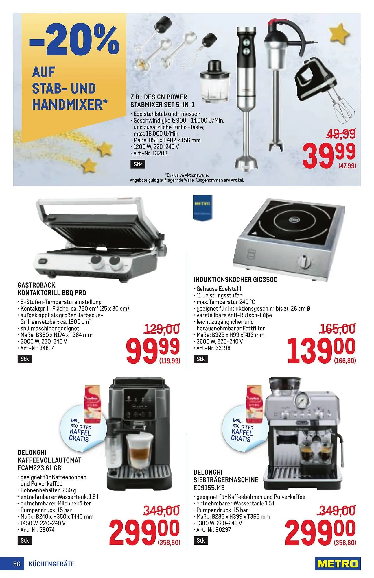 Metro Flugblatt von 11. Dezember bis 7. Jänner 2026 - Flugblätt seite  56