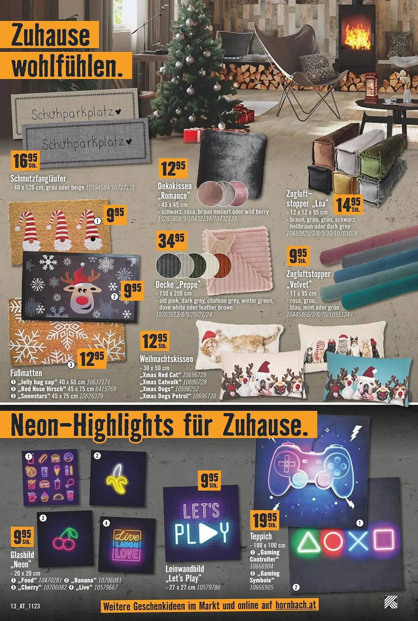 Hornbach Flugblatt von 19. November bis 19. Dezember 2023 - Flugblätt seite 13