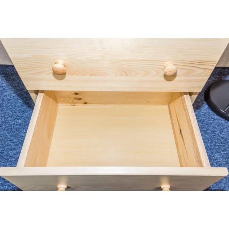 Steiner Shopping Kommode / Nachtkommode Kiefer massiv Vollholz natur Junco 153 – Abmessungen