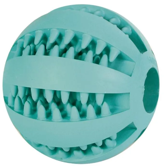 TRIXIE Denta Fun Baseball Mintfresh aus Naturgummi Ø7cm Hundespielzeug
