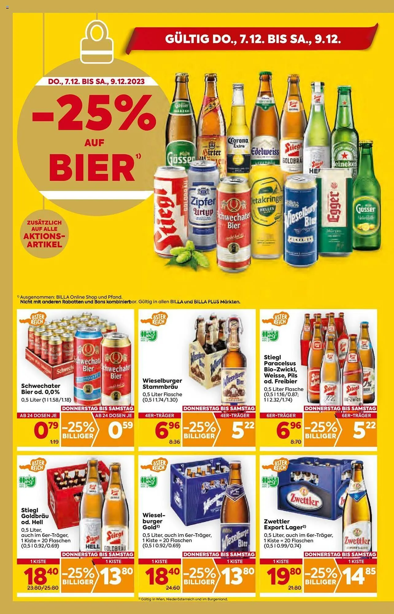 Billa Flugblatt von 7. Dezember bis 13. Dezember 2023 - Flugblätt seite  2