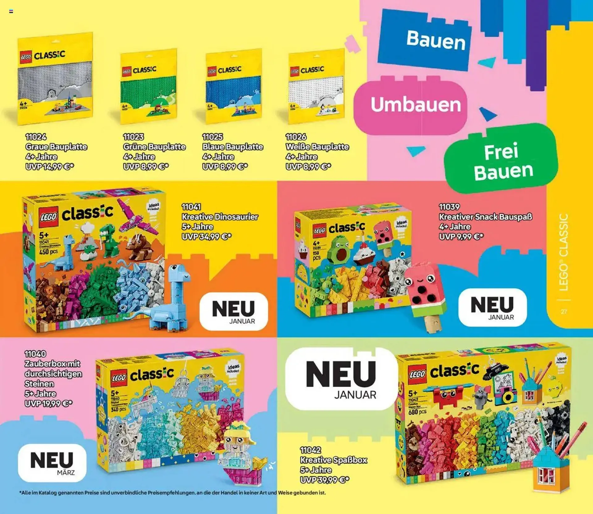 Lego Flugblatt von 3. Jänner bis 4. Juli 2025 - Flugblätt seite  29