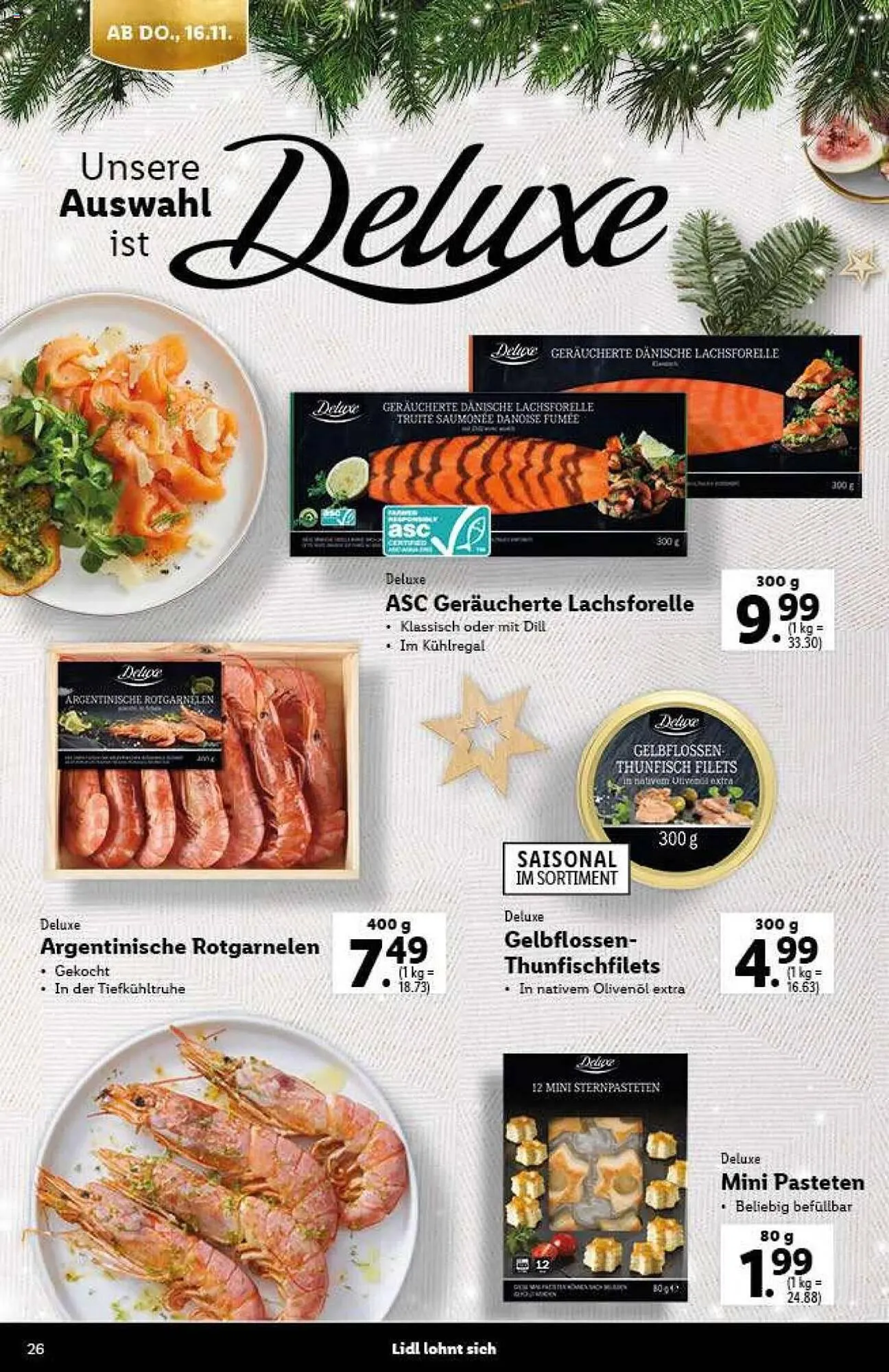 Lidl Flugblatt von 9. November bis 21. Dezember 2023 - Flugblätt seite  26