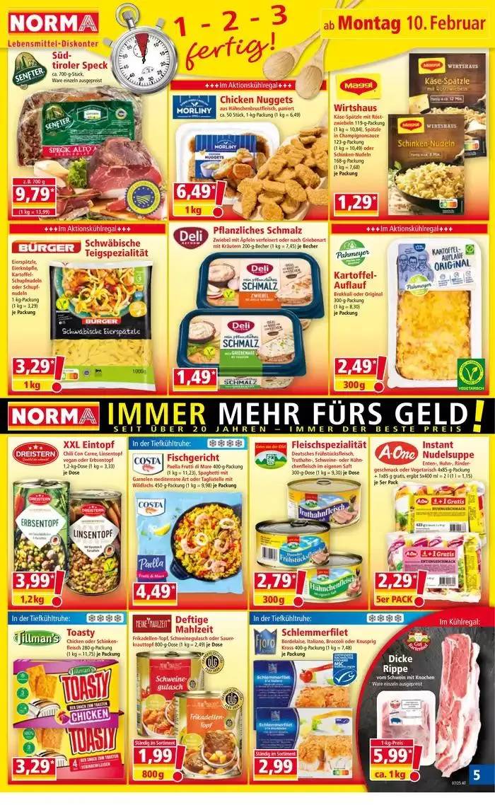 Große Auswahl an Angeboten von 10. Februar bis 14. Februar 2025 - Flugblätt seite 5