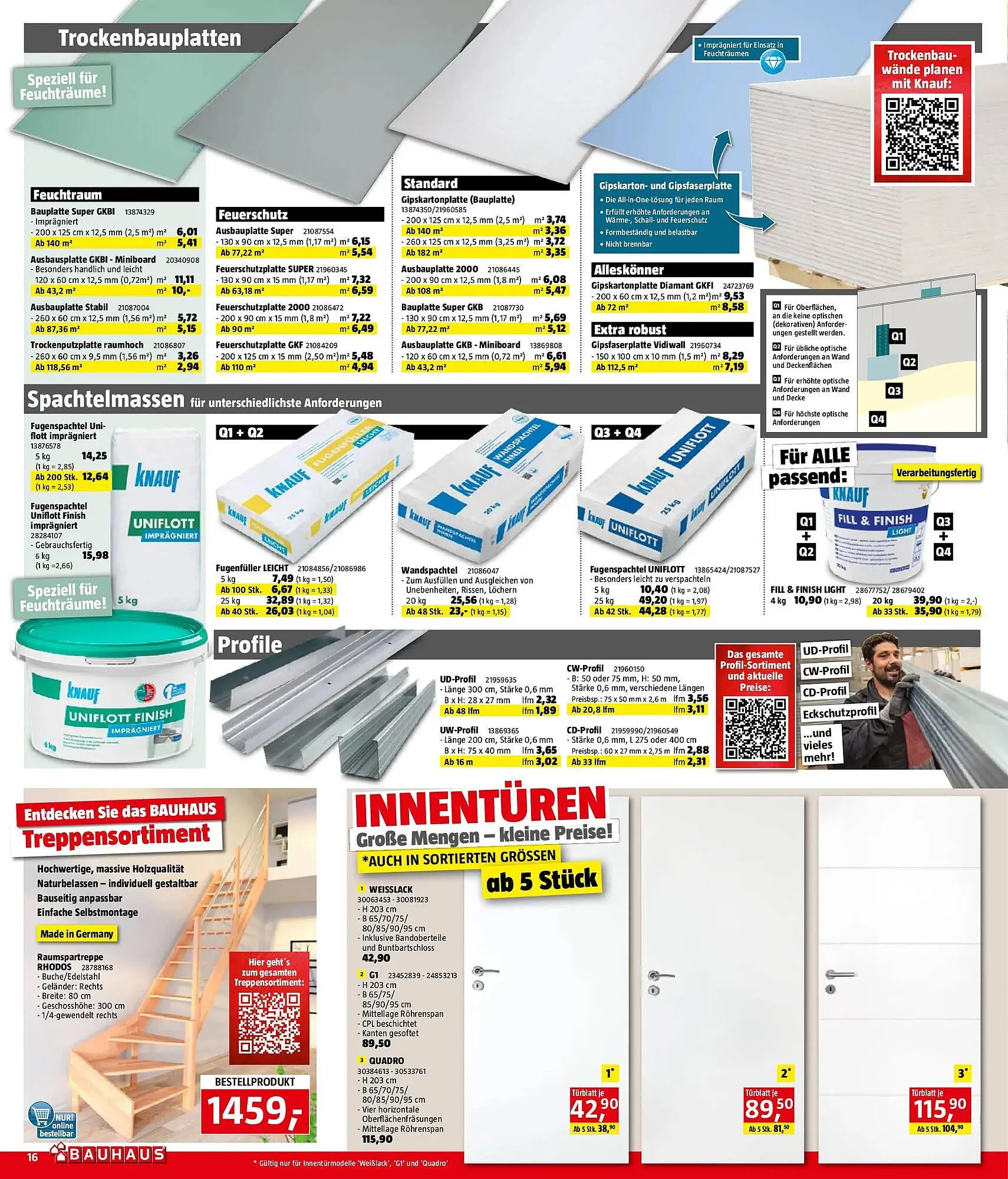 Bauhaus Flugblatt von 12. November bis 2. Dezember 2025 - Flugblätt seite 16