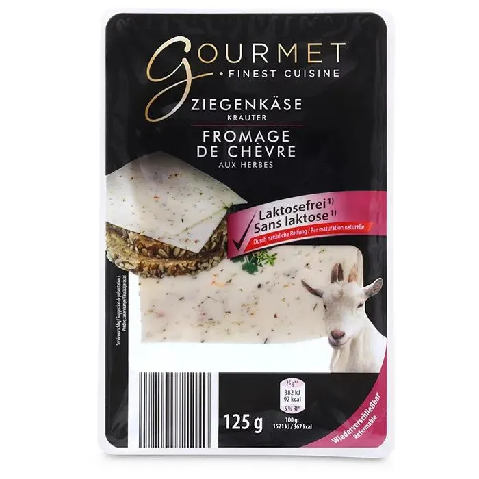GOURMET FINEST CUISINE Ziegenkäse Scheiben, Kräuter