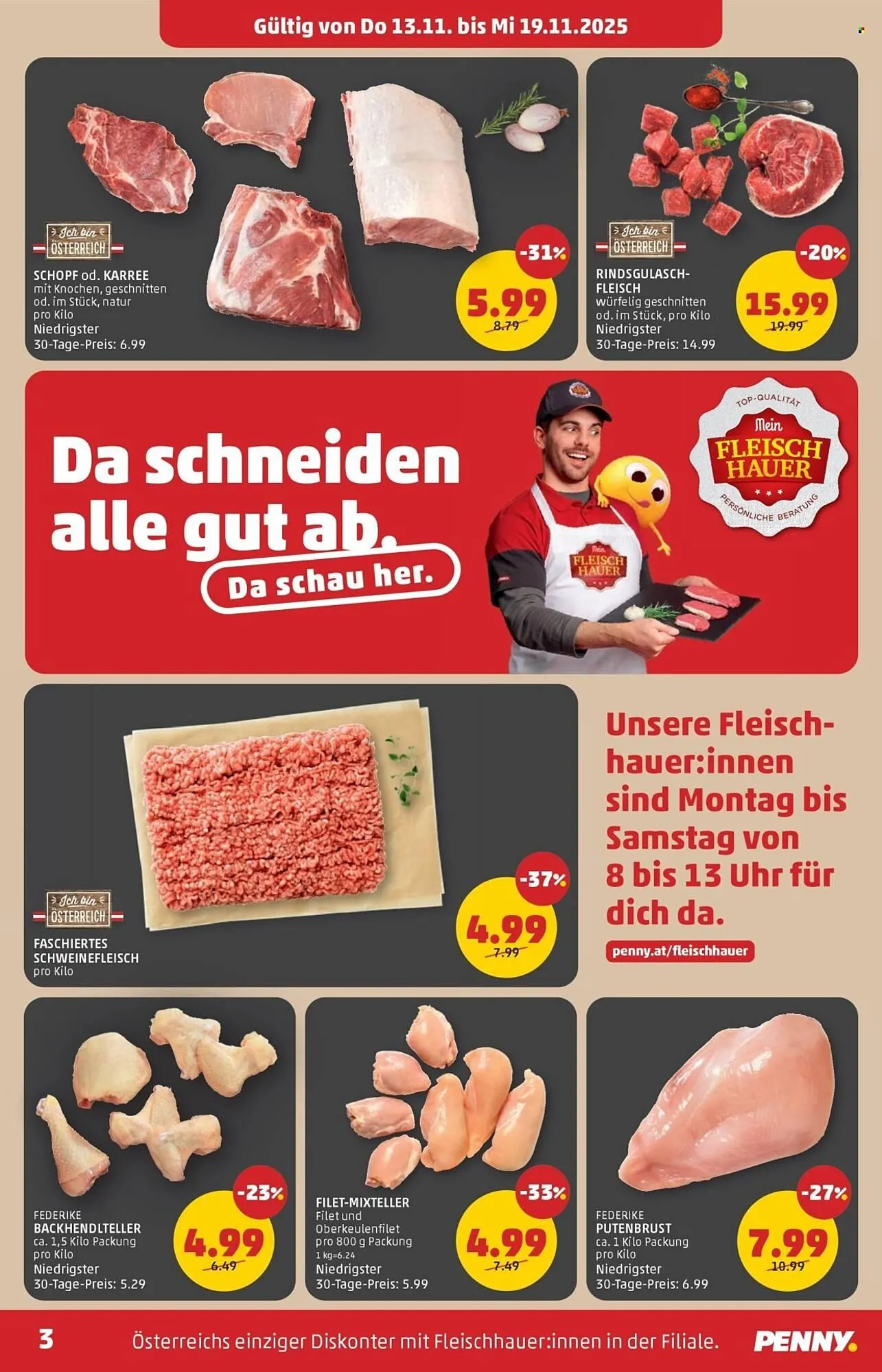 PENNY Flugblatt von 13. November bis 19. November 2025 - Flugblätt seite 3