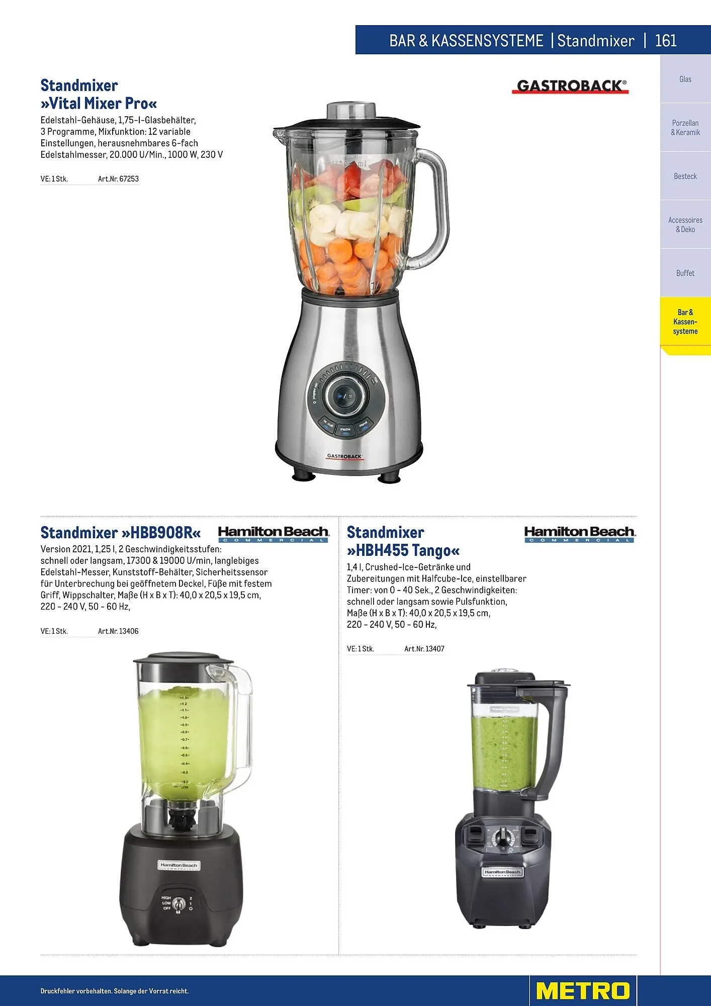 Metro Flugblatt von 25. März bis 31. Dezember 2026 - Flugblätt seite  161