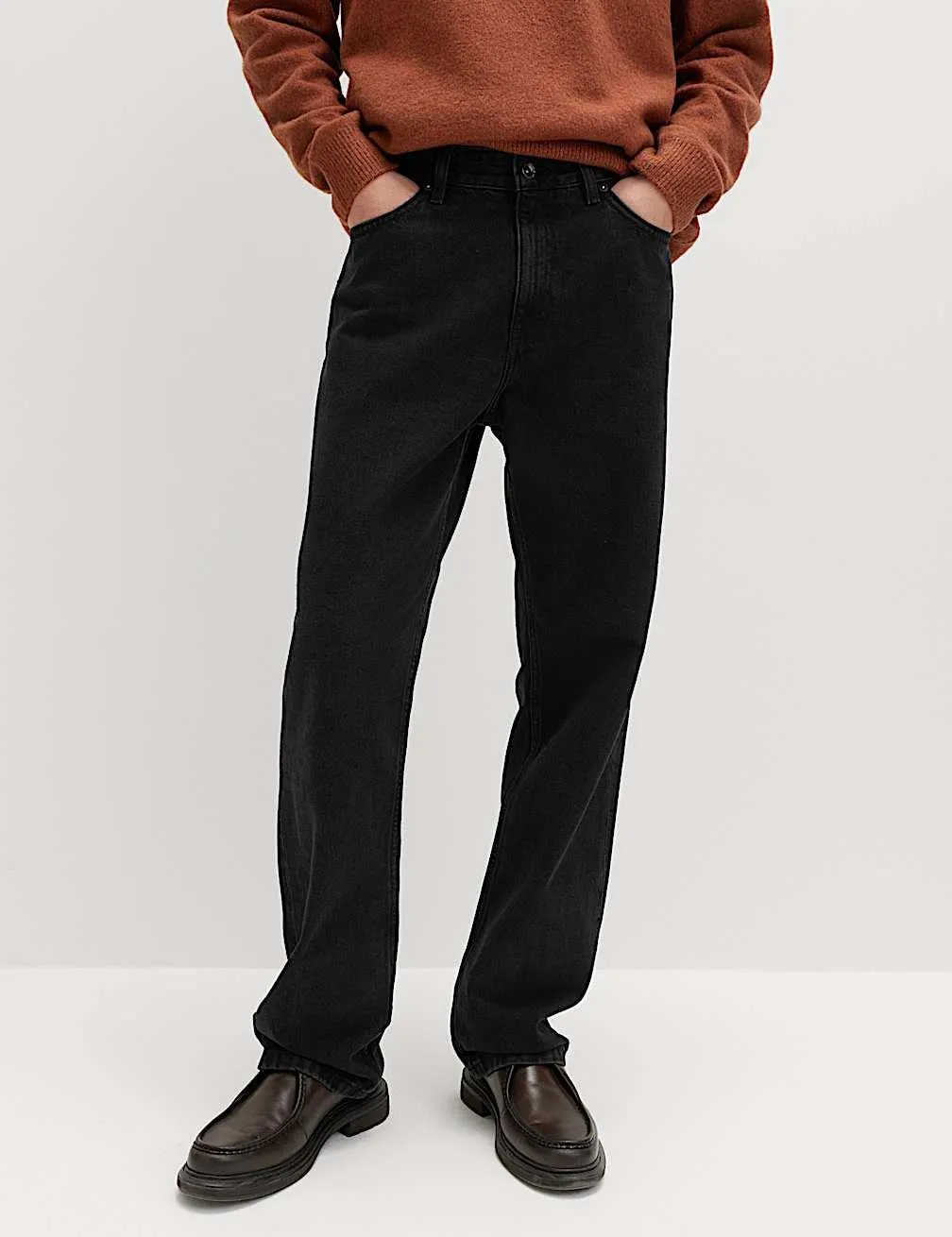 Authentische Relaxed Straight Fit Jeans