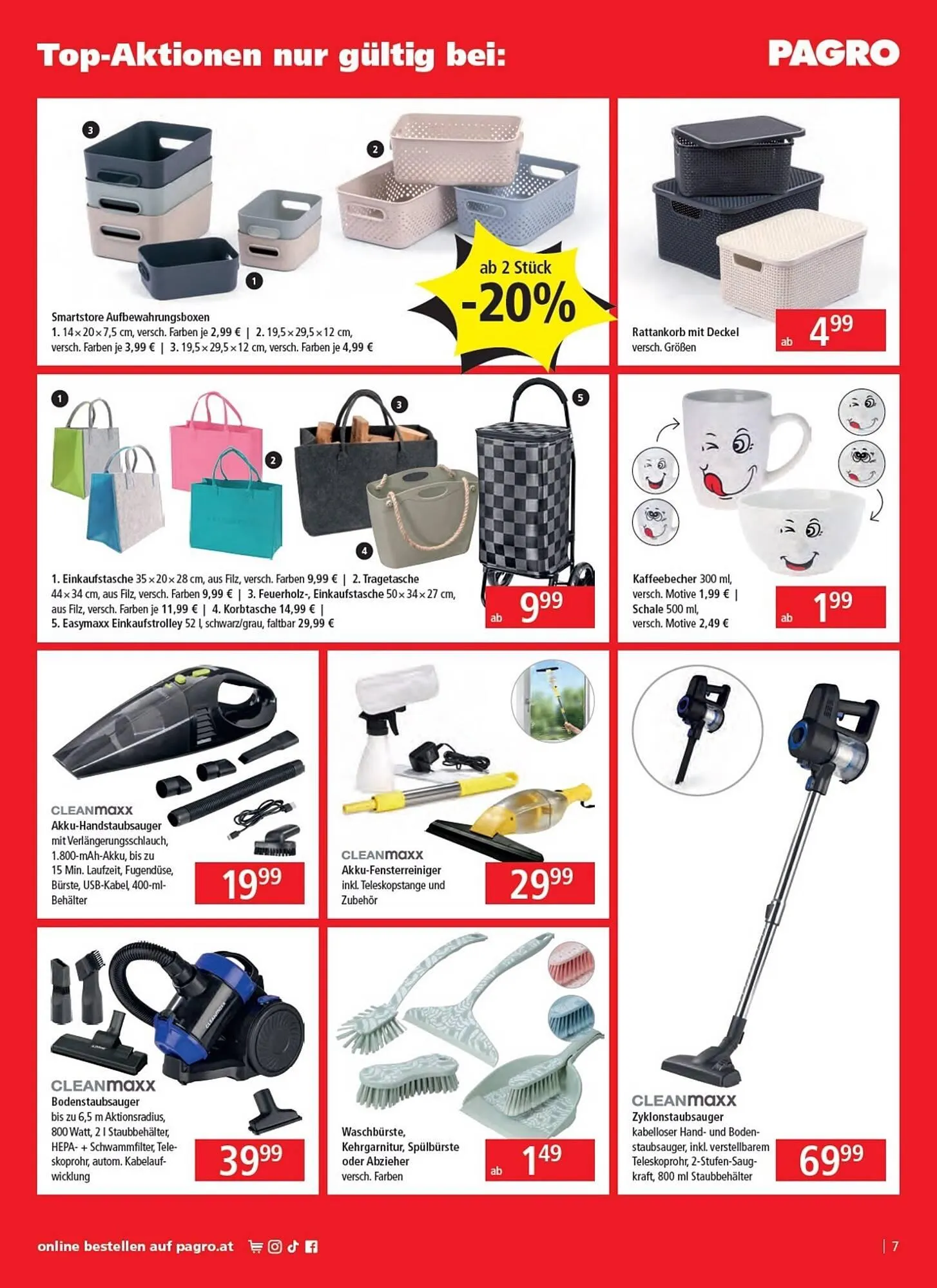 Pagro Diskont Flugblatt von 26. März bis 6. April 2026 - Flugblätt seite  7