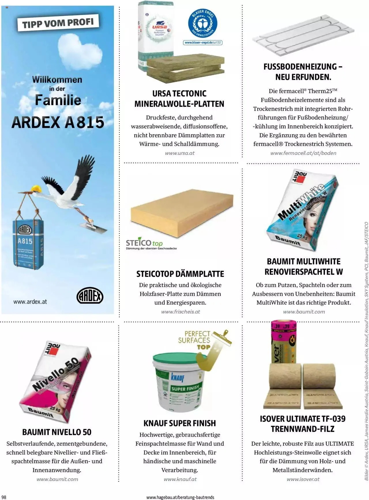 Hagebau Bautrends von 4. April bis 31. Dezember 2024 - Flugblätt seite  98