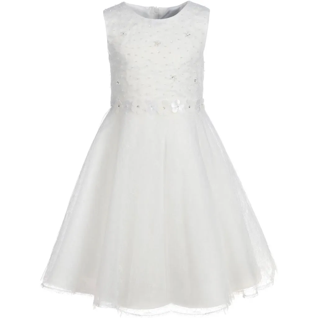happy girls Tüllkleid »tulle dress with flowers«