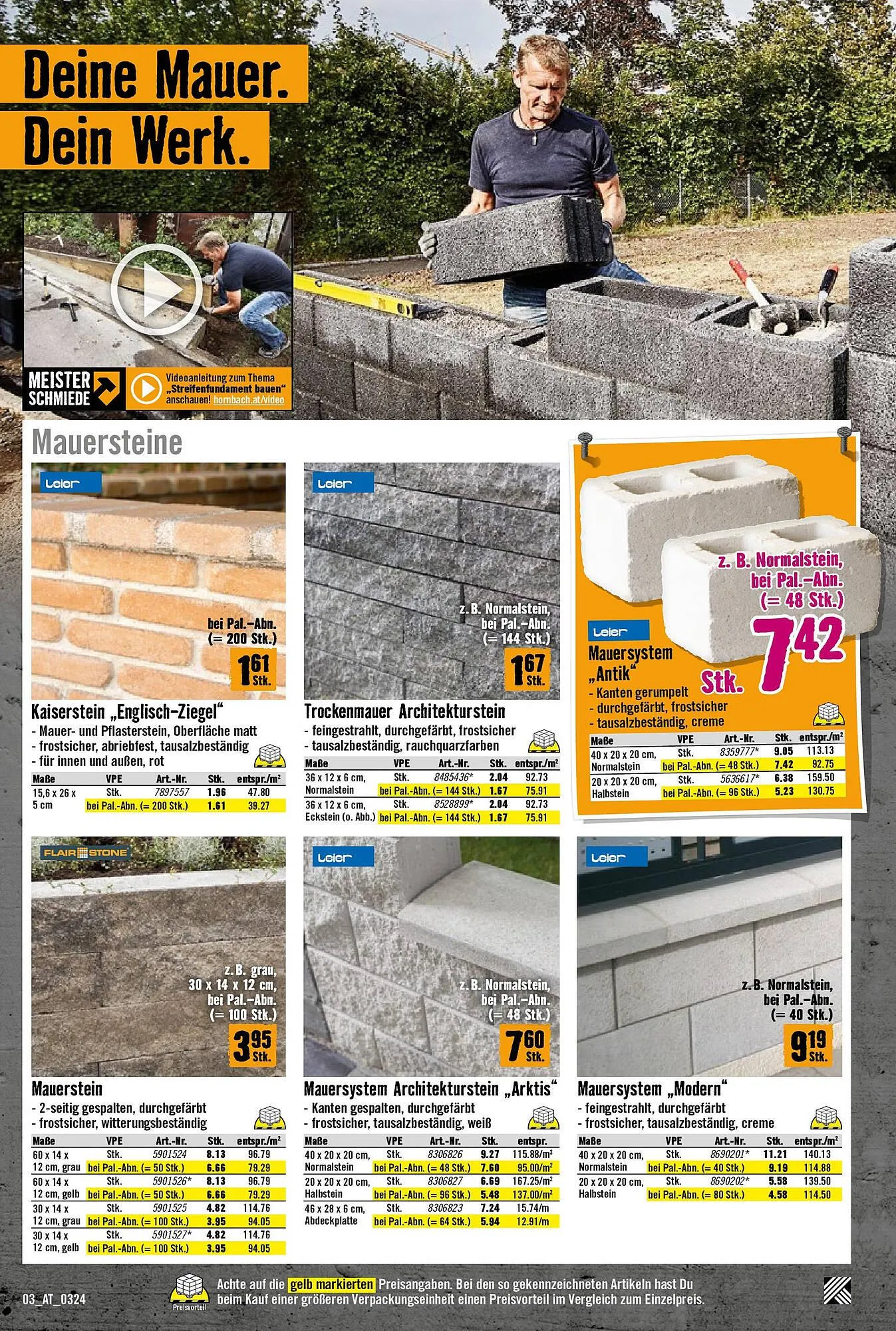Hornbach Flugblatt von 5. März bis 5. April 2024 - Flugblätt seite 3
