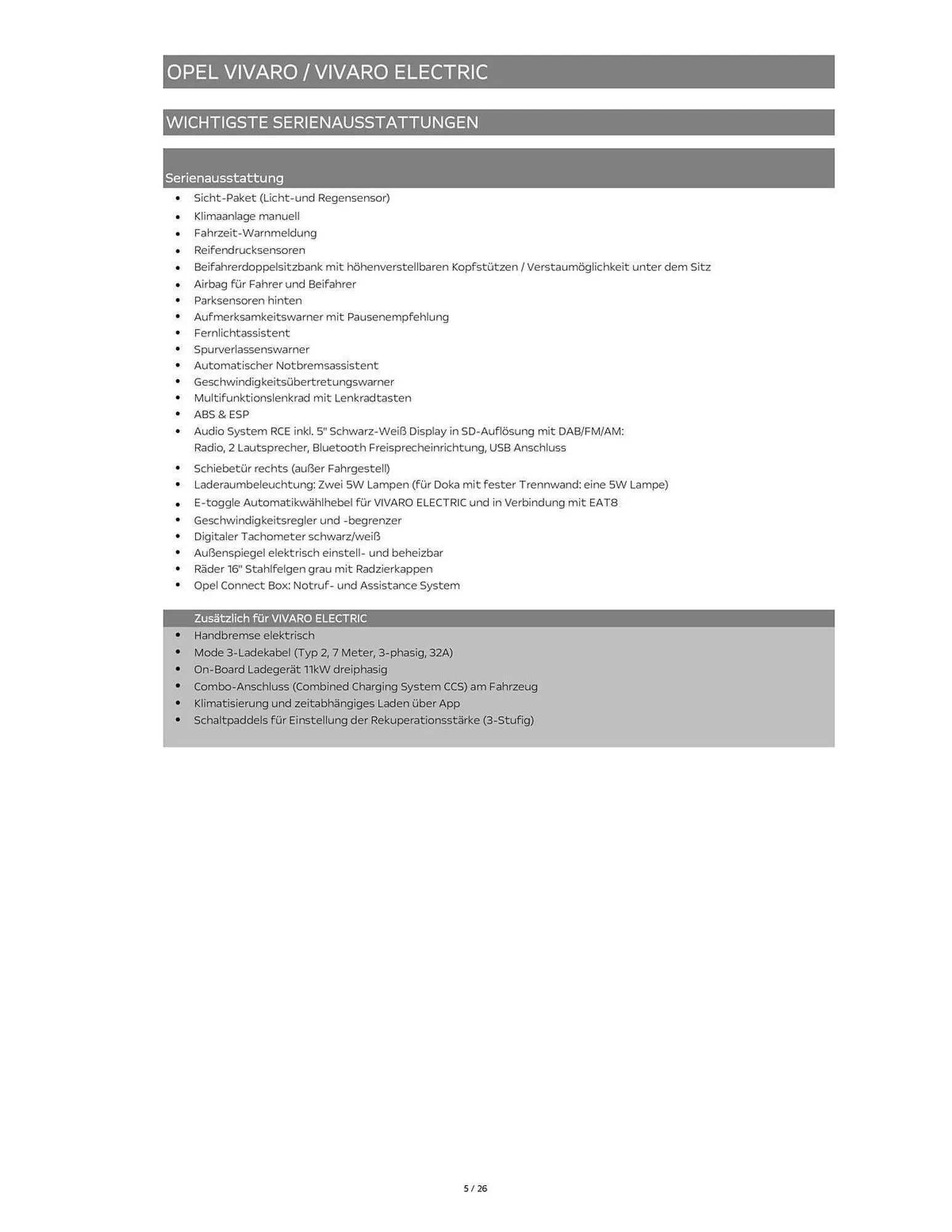 Opel Flugblatt von 15. Oktober bis 7. November 2025 - Flugblätt seite 5