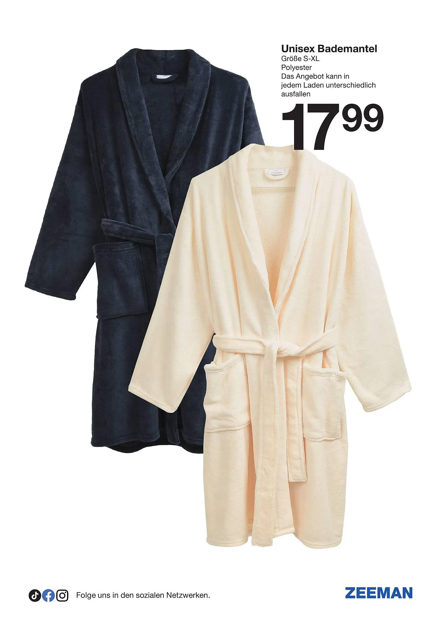 Zeeman Prospekt von 13. Dezember bis 26. Dezember 2025 - Flugblätt seite 9