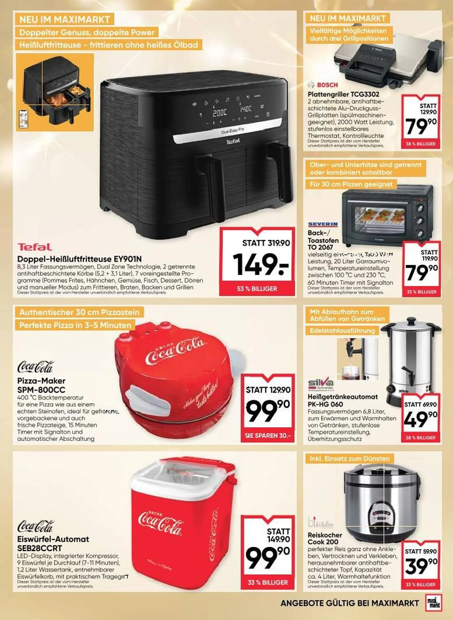 Maximarkt Flugblatt von 23. Dezember bis 31. Dezember 2025 - Flugblätt seite  19