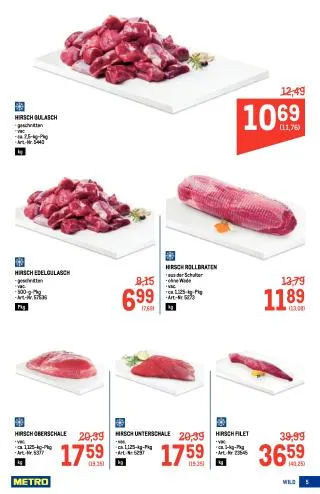 METRO Flugblatt Specials - Wild von 17. September bis 25. November 2026 - Flugblätt seite  5