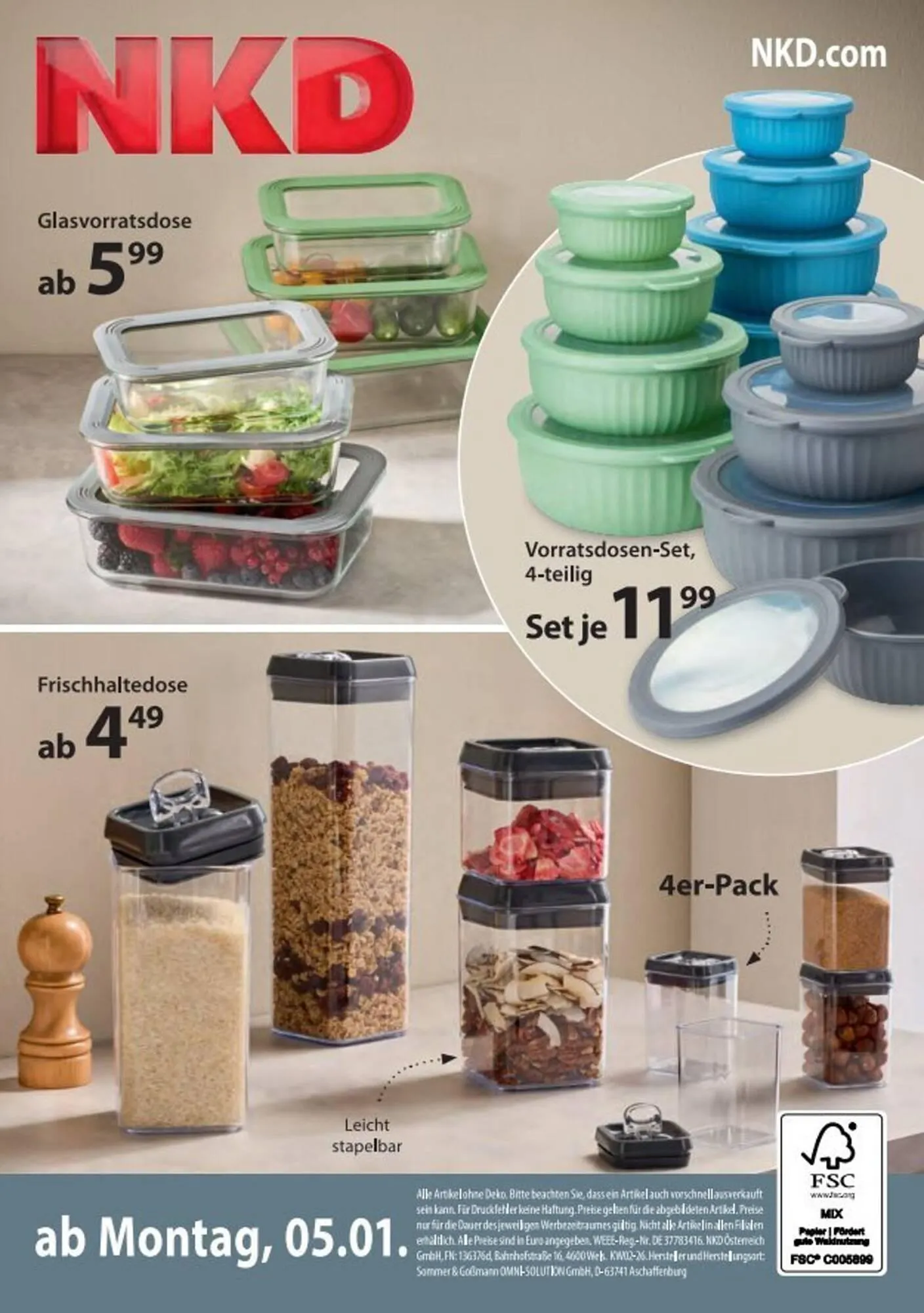 NKD Prospekt von 5. Jänner bis 5. Jänner 2026 - Flugblätt seite 6