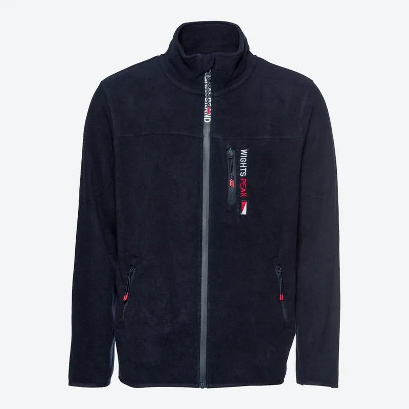 Herren-Fleecejacke mit Stehkragen