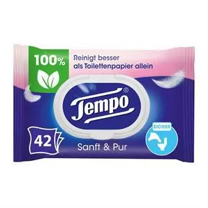 Tempo Sanft & Pur Feuchte Toilettentücher