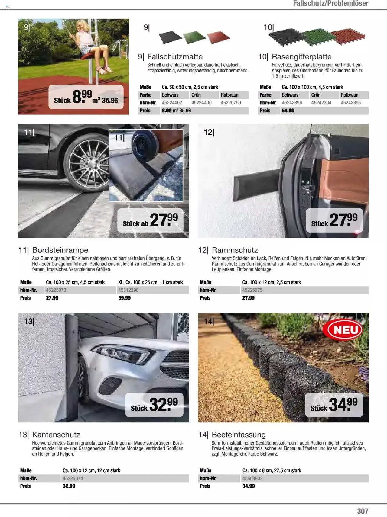Hagebau Gartenjahr 2023 von 7. März bis 31. Dezember 2023 - Flugblätt seite 307