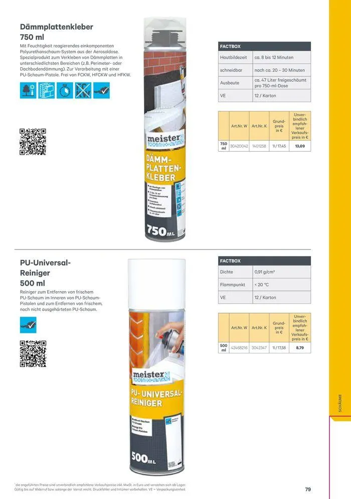 Meister Katalog von 1. Februar bis 31. Dezember 2024 - Flugblätt seite 79