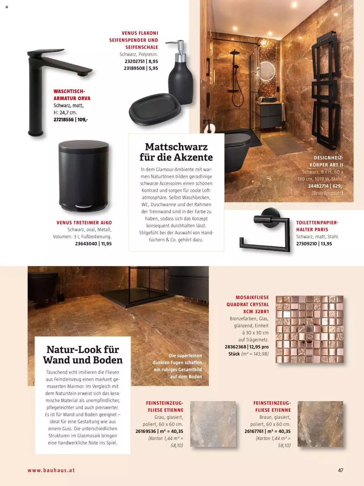 Bauhaus passt! Magazin von 24. Jänner bis 31. Dezember 2023 - Flugblätt seite  47