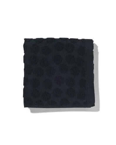 keukendoek 50 x 50 - katoen - zwart stip