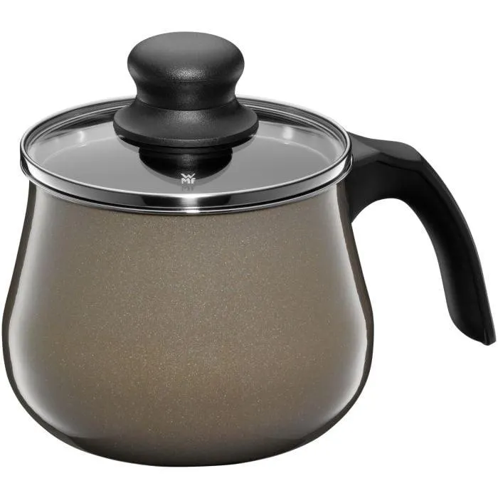 Fusiontec Mineral Mini-Topf mit Glasdeckel, 12 cm, Dark Brass