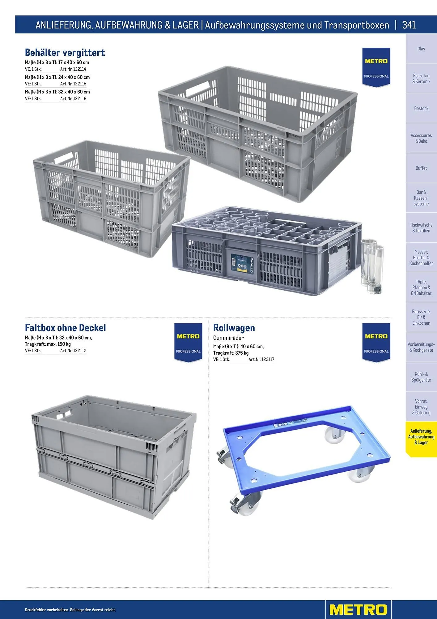 Metro Flugblatt von 25. März bis 31. Dezember 2026 - Flugblätt seite  341