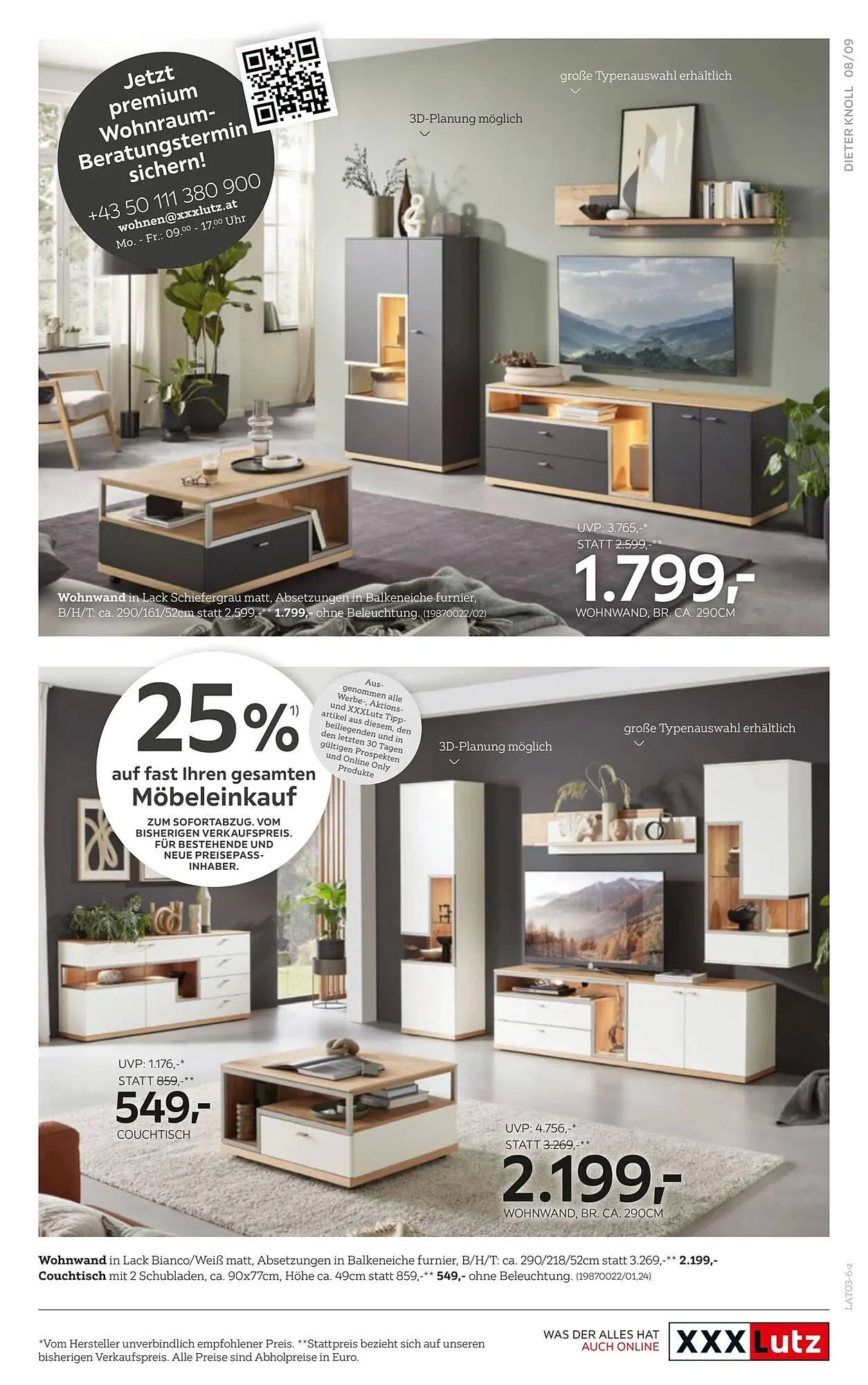 XXXLutz Prospekt von 24. Februar bis 10. März 2026 - Flugblätt seite  9